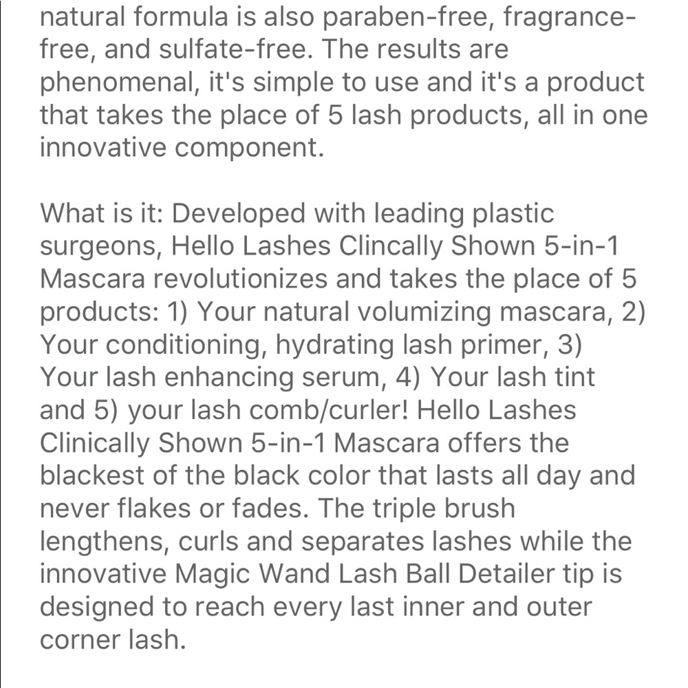 It Cosmetics Hello Lashes Mascara New Authentic - Picture 4 of 4